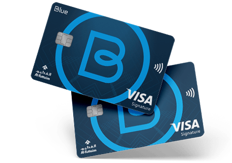 blue fab Signature credit card